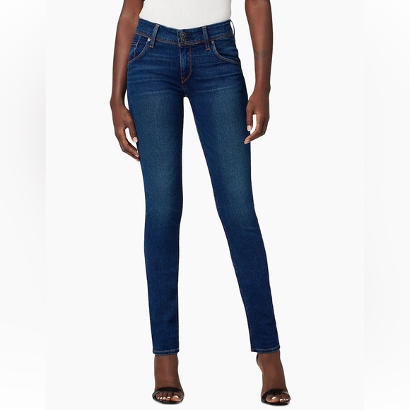 Hudson Collin Skinny Blue Denim Jeans Women Size 27 - Picture 1 of 12